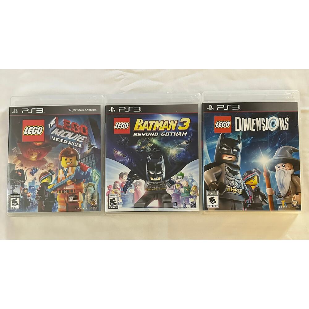 PlayStation 3 Bundle of Three‎ LEGO Games Batman 3 Lego Movie Dimensions